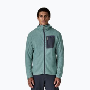 Herren-Trekkingpullover Patagonia R1 Air Full Zip Hoody blue sage