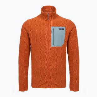 Herren-Trekkingpullover Patagonia R1 Air coal orange