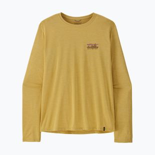 Longsleeve Herren Patagonia Capilene Cool Daily - '73 Skyline limestone yellow/light limestone yellow c-dye