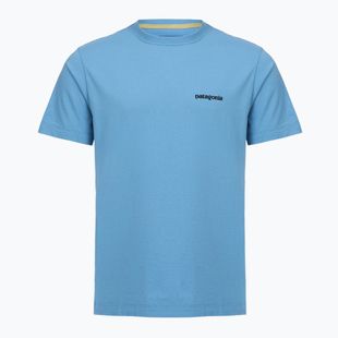 Herren T-Shirt Patagonia P-6 Shore blue logo