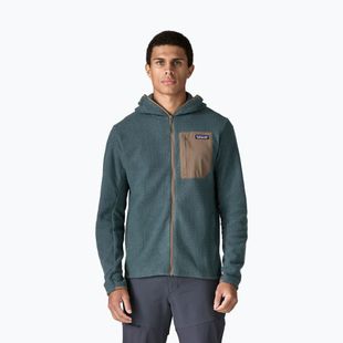 Herren-Trekkingsweatshirt Patagonia R1 Air Full-Zip Hoody summit blue