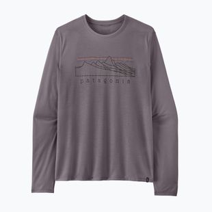 Longsleeve Herren Patagonia Cap Cool Trail Stratapeaks may grey