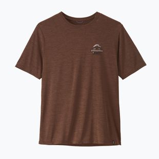 Herren-Shirt Patagonia Cap Cool Daily Great Waves berm brown - light berm brown x-dye