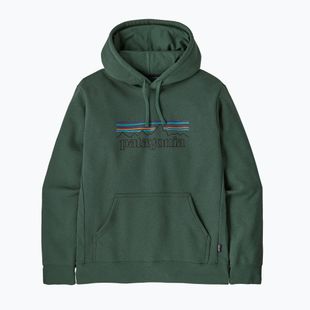Herrenpullover Patagonia P-6 Logo Uprisal Hoody p-6 outline: canopy green