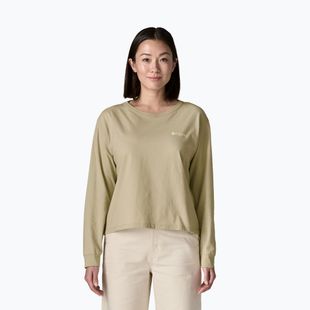 Damen-Longsleeve Patagonia Hut Tripper Easy Cut weathered stone