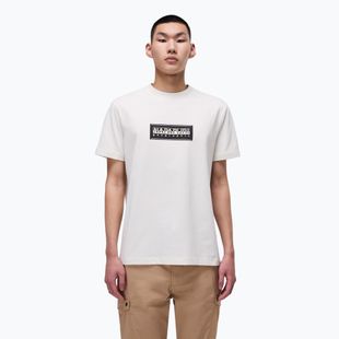Shirt Herren Napapijri S-Box Logo white whisper