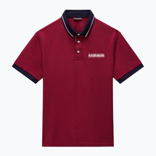Herren-Polohemd Napapijri E-Zeri tibetanisch rot r1e