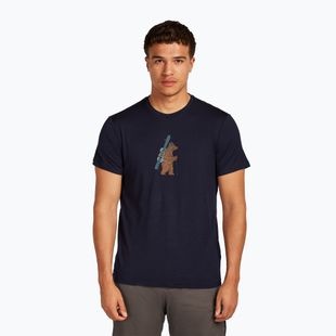 Shirt Herren icebreaker Merino 150 Tech Lite Bear Tour midnight navy