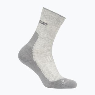 Socken Herren icebreaker Merino Hike+ Light Crew blizzard heather/alloy