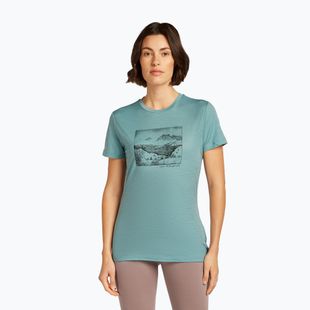Shirt Damen icebreaker Merino 150 Tech Lite Terrain hydro