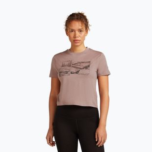 Shirt Damen icebreaker Merino 150 Tech Lite Crop The Climb summit