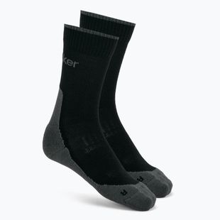 Herrensocken icebreaker Merino Hike+ Light Crew 2 pairs black/obsidian