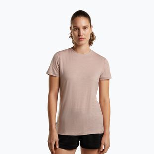 Damen-Trekking-T-Shirt icebreaker Merino 150 Tech Lite III Tee pink quartz