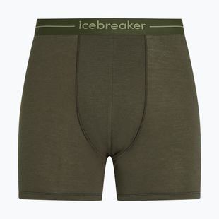 Thermoaktive Herren-Boxershorts icebreaker Anatomica dark loden