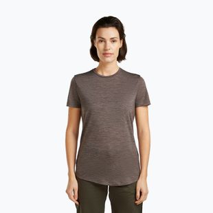Damen-Trekking-T-Shirt icebreaker Merino 125 Cool-Lite™ Sphere III bittersweet hthr
