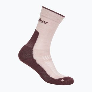 Damen Socken icebreaker Merino Hike+ Light Crew pink quartz/java