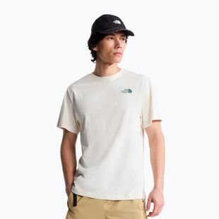 Herren-T-Shirt The North Face Retro Earth Relaxed white dune