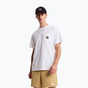 Herren T-Shirt The North Face Mountain Logo Relaxed tnf white
