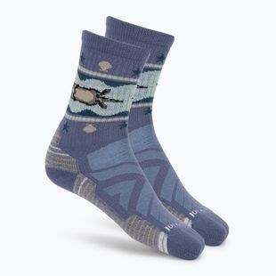 Damensocken Smartwool Hike Otter Float Crew nightfall blue