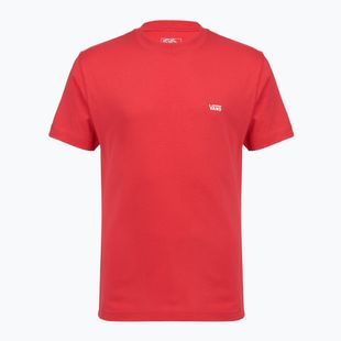 Herren T-Shirt Vans Left Chest SS crimson haze