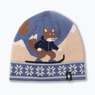 Kinder-Wintermütze Smartwool Reversible Art Beanie nightfall blue