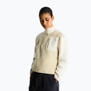 Fleecejacke für Damen The North Face Yumiori 1/4 Zip desert stone/wh