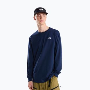 Herren-Trekkingshirt mit langen Ärmeln The North Face Evolution Simple Dome Regular LS Tee summit navy