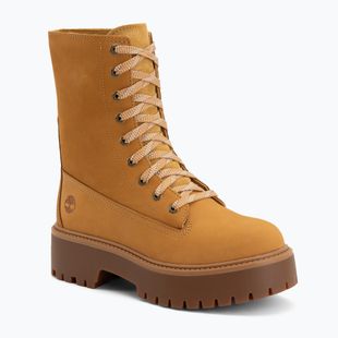 Damen-Schuhe Timberland Stone Street Mid Lace Up wheat nubuck