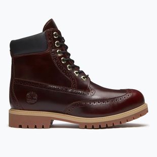 Herren Schuhe Timberland Premium 6 In Lace burgundy full grain