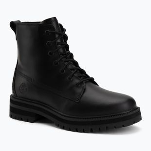 Herren Schuhe Timberland Britton Drive Mid Lace black full grain