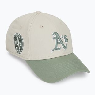 Neue Ära WS Patch 9Forty Oakland Athletics Baseballmütze hellbeige
