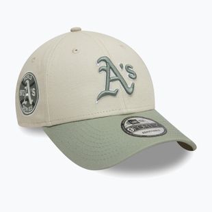 Neue Ära WS Patch 9Forty Oakland Athletics Baseballmütze hellbeige