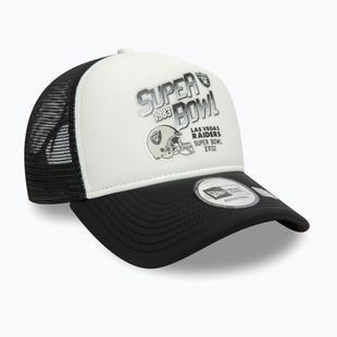 Neue Era Superbowl Trucker Las Vegas Raiders Baseballmütze schwarz