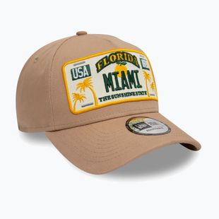 Neue Era License Plate Eframe med beige Baseballkappe