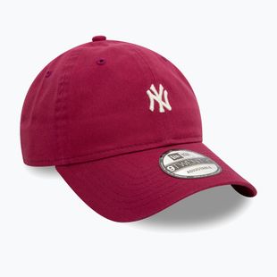 New Era Mini Washed 9Twenty New York Yankees dunkelrot Baseballkappe