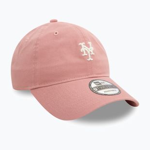 New Era Mini Washed 9Twenty New York Mets dunkelrosa Baseballkappe