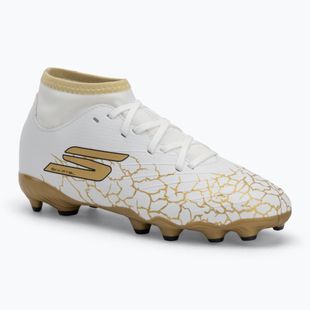 Fußballschuhe Kinder SKECHERS Skx_1.5 High Td Jr FG white/gold