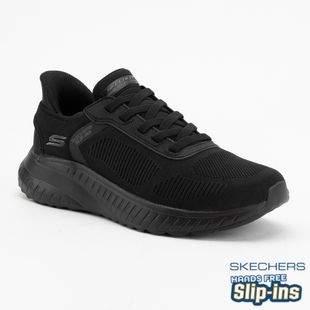 Herrenschuhe SKECHERS Bobs Squad Chaos Solid Step black