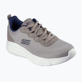 Herren Schuhe Skechers Bobs Sport B Flex Icy Edge Taupe