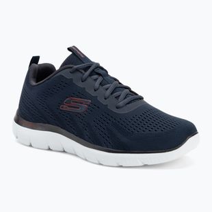 Herrenschuhe SKECHERS Summits Torre navy/red