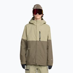 Herren Snowboardjacke Volcom L Insulated GTX moss green