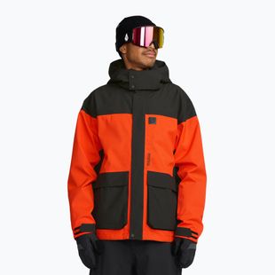 Herren Snowboardjacke Volcom Kleveland orange shock