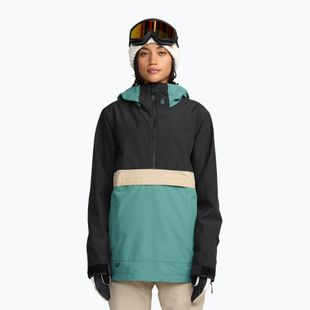 Damen-Snowboardjacke Volcom Harlan Pullover spruce green