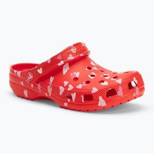 Badeschuhe Crocs Classic Valentines Day Clog cherry red