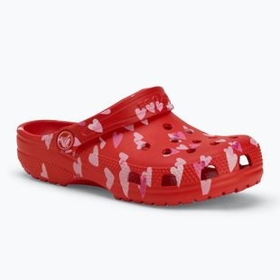 Badeschuhe Kinder Crocs Classic Valentines Day Clog Kids cherry red