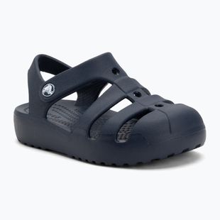 Crocs Classic Fisherman Kinder Kleinkind Sandalen navy