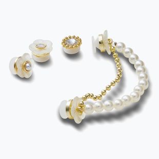 Crocs Jibbitz™ Gold und Floral Pin 5 Stk.