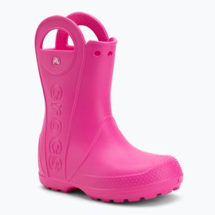 Kinder-Gummistiefel Crocs Handle It Rain Boot Kids pink crush