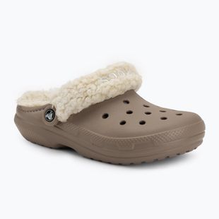 Badelatschen Crocs Classic Fleece Lined mushroom