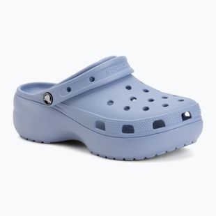 Damen-Pantoletten Crocs Classic Platform Clog blue haze